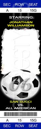 Soccer Game Ticket   
