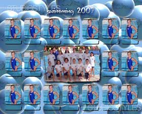 Swimming Team Composite