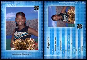 Cheerleading Trading Card