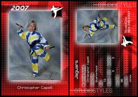 Karate Trading Card