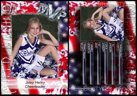Cheerleading Trading Card
