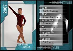 Gymnastics Trading Card