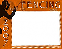 Fencing Team Graphic