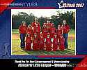 Softball Sponsor/Coach Plaque